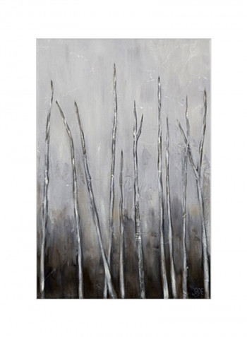 Bare Tree Tops I Wall Poster Grey/Black 80x3.5x90centimeter