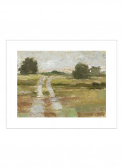 Back Country Road II Wall Poster Green/White 90x80x3.5centimeter