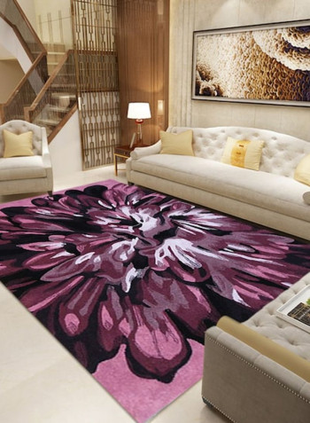 3D Flower Printing Bedroom Living Room Rug multicolour 120*160(W*L)cmcm