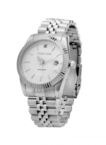 Men's Stainless Steel Analog Quartz Wrist Watch TW-DT170476MWSS