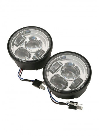 Pack Of 2 LED Headlight For Harley Davidson (2008 To 2017)