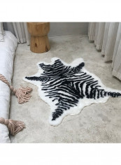 Printed Floor Mat Black/White Scm