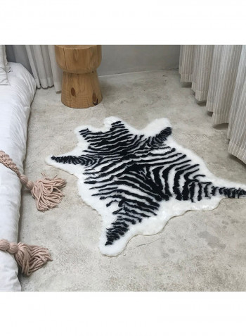 Printed Floor Mat Black/White Scm