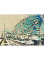 Abu Dhabi - Yas Island Print Multicolour