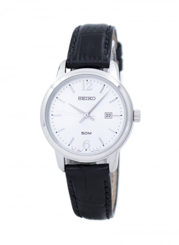 Men's Water Resistant Leather Analog Watch SUR659P1