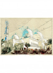 Abu Dhabi Isheikh Zayed Grand Mosque Print Multicolour