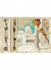 Abu Dhabi Isheikh Zayed Grand Mosque Print Multicolour