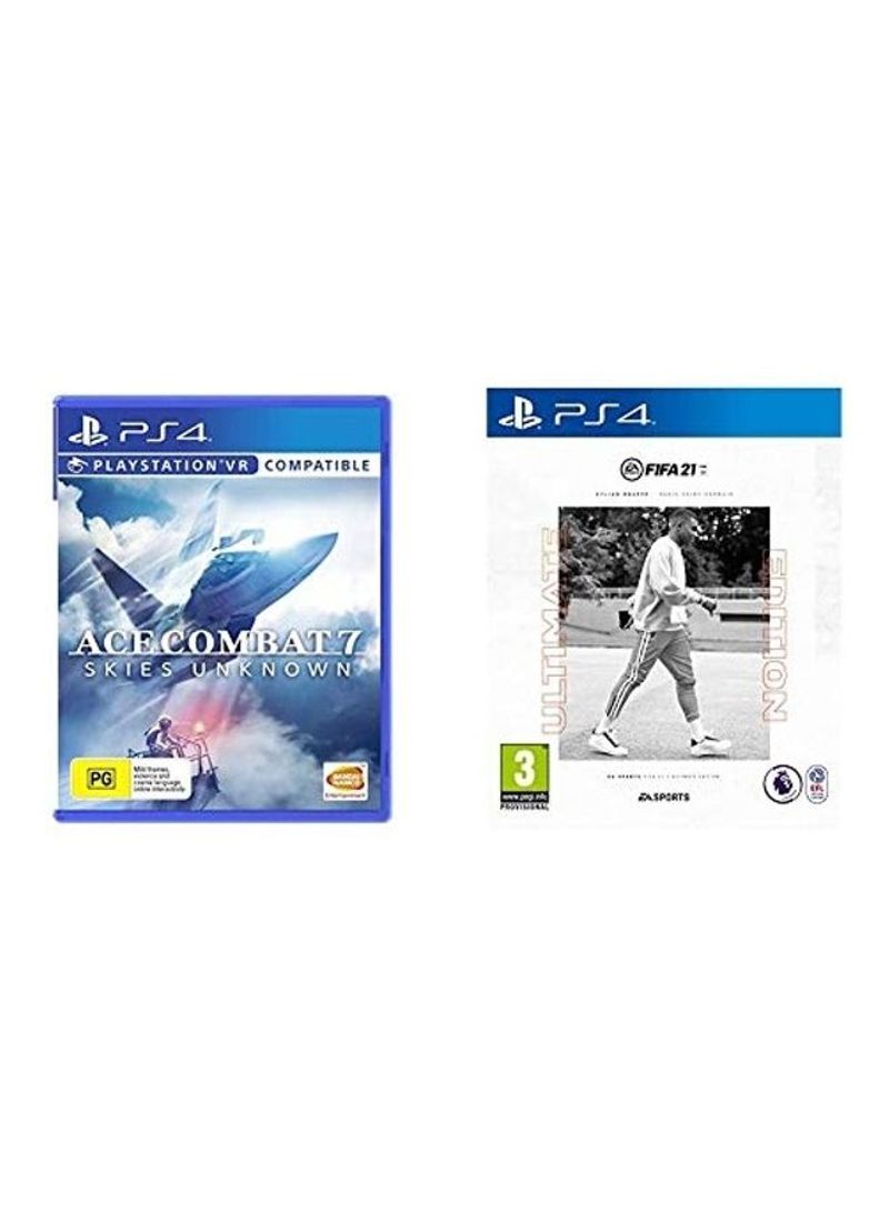 Ace Combat 7: Skies Unknown + FIFA 21 Ultimate Edition - PlayStation 4 (PS4)