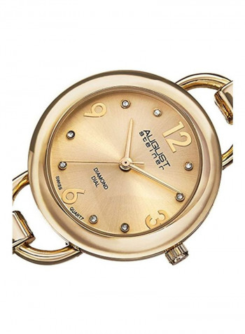 Women's Stone Studded Analog Watch AS8132YG