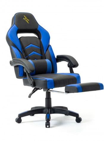Racing Style Adjustable Gaming Chair Blue/Black 81x65x34.5cm