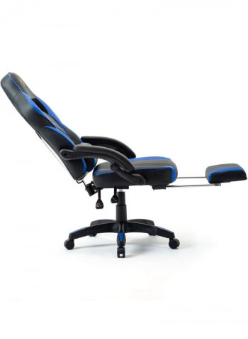 Racing Style Adjustable Gaming Chair Blue/Black 81x65x34.5cm