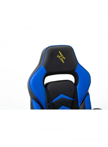 Racing Style Adjustable Gaming Chair Blue/Black 81x65x34.5cm