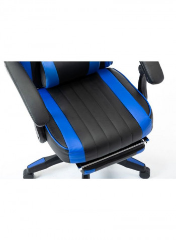 Racing Style Adjustable Gaming Chair Blue/Black 81x65x34.5cm