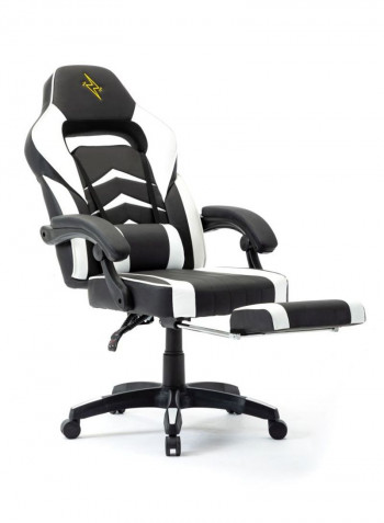 Racing Style Adjustable Gaming Chair White/Black 81x65x34.5cm