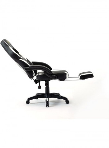 Racing Style Adjustable Gaming Chair White/Black 81x65x34.5cm