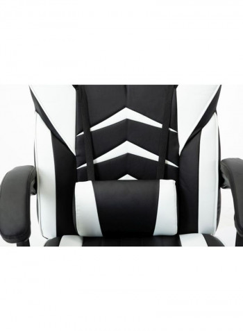 Racing Style Adjustable Gaming Chair White/Black 81x65x34.5cm