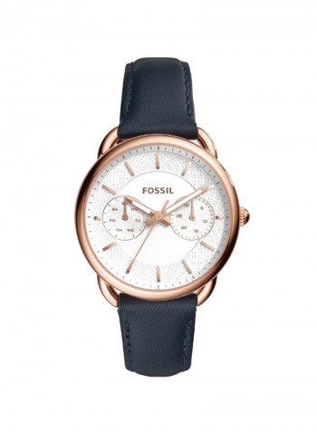 Women's Leather Analog Wrist Watch ES4260