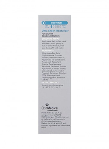 Ultra Sheer Moisturizer 2ounce