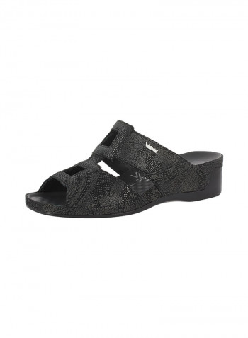 Women Dress Sandals Silver/Black