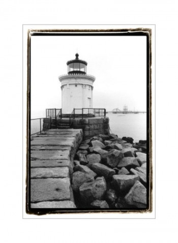 Bug Light Portland Poster Black/White 65x100x3.5centimeter
