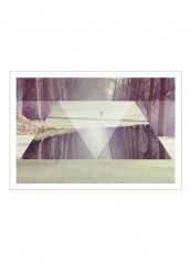 Path Wall Poster Pink/Purple 90x80x3.5centimeter
