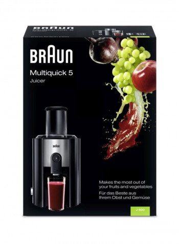 Multiquick 5 Spin Juice Extractor 2 l 900 W J500 Black