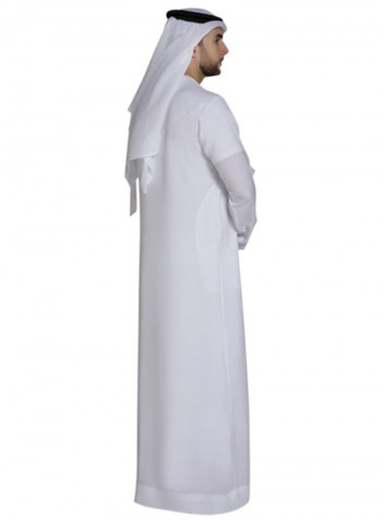 ثوب عربي كندورة أبيض