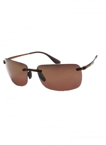 Men's Casual Rectangular Sunglasses - Lens Size: 60 mm