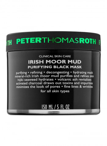 Irish Moor Mud Purifying Black Mask Black 150ml