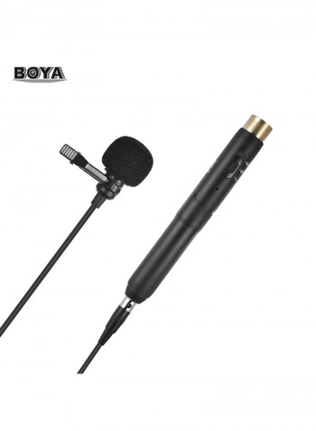 Professional Lapel Condenser Microphone BY-M11C Black
