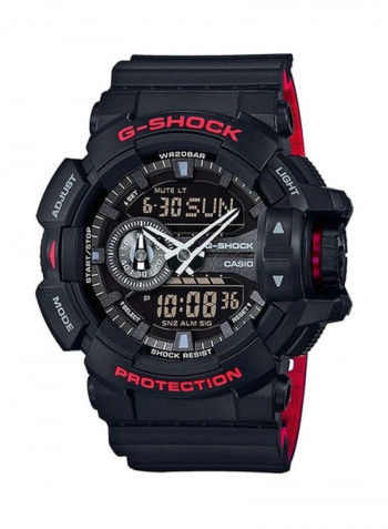 Men's Water Resistant Analog/Digital Watch GA-400HR-1AER