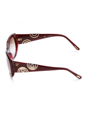 Women's UV Protection Rectangular Sunglasses - Lens Size: 56 mm