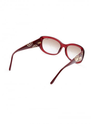 Women's UV Protection Rectangular Sunglasses - Lens Size: 56 mm