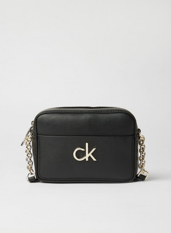 Monogram Crossbody Bag Black
