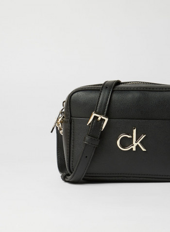 Monogram Crossbody Bag Black