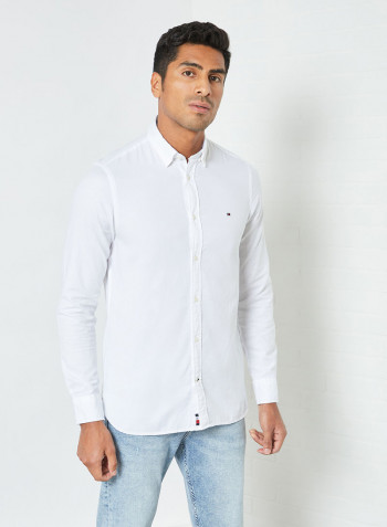 TH Flex Slim Fit Shirt White