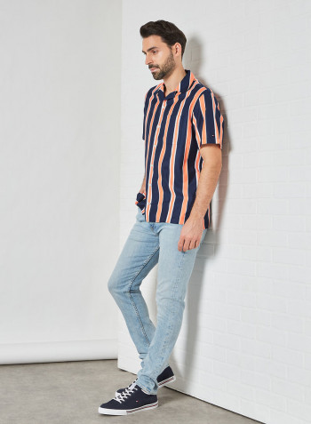 Stripe Regular Fit Shirt Multicolour