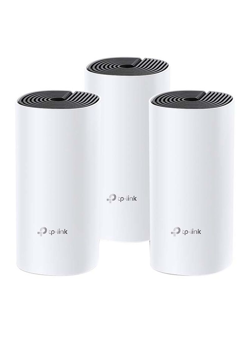 Pack Of 3 Deco M4 AC1200 Whole Home Mesh Wi-Fi System White