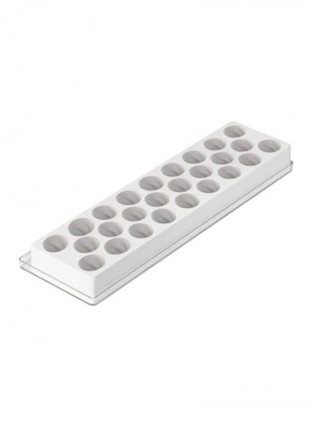 Mini Conoflex Ice Cream Mold White 1.2x1.4inch