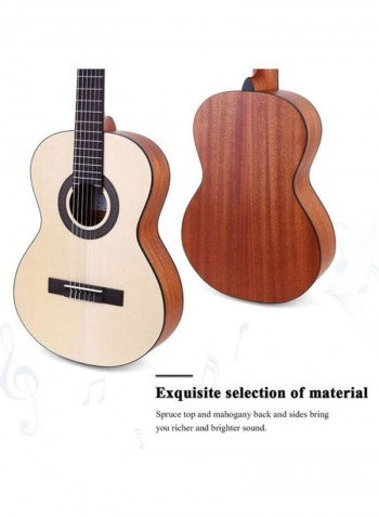 Acoustic Classical Guitar With Accessories