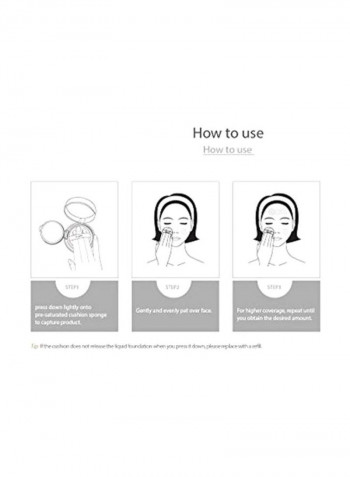 Volume Tox LED Face Cushion SPF 50+  PA+++ Aura Beige