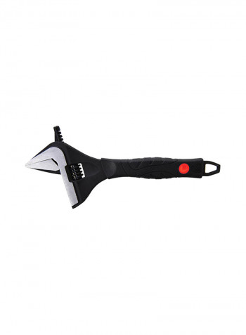 Extra Wide Jaw Adjustable Spanner Black 250millimeter
