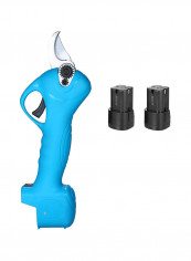 Professional Cordless Electric Pruning Shears Kit Blue 30centimeter