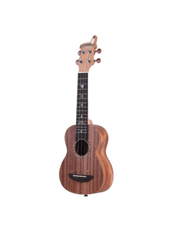 Acoustic Wooden Soprano Ukulele Set