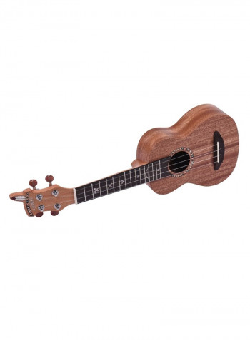 Acoustic Wooden Soprano Ukulele Set