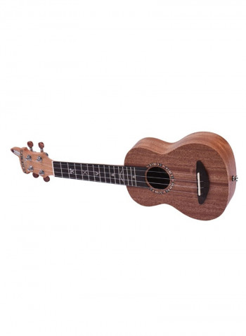 Acoustic Wooden Soprano Ukulele Set