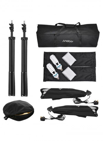 Photography Studio Lighting Kit Black/White