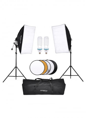 Photography Studio Lighting Kit Black/White