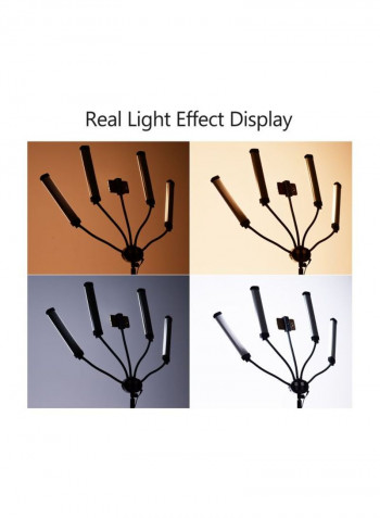 FX-800II Four-Arm LED Video Lamp Black/Grey/White