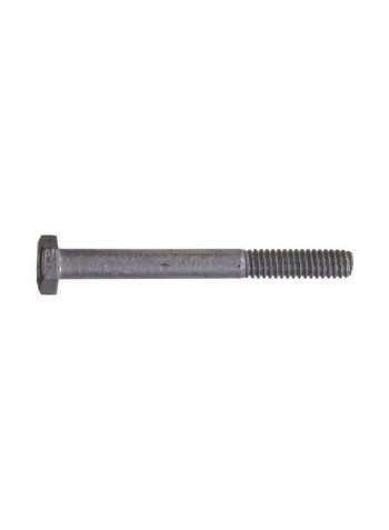 25-Piece Galvanized Hex Bolt Set Silver 8x0.5inch